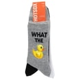 thumbnail image 5 of HOTSOX® Men's Ankle "What the Duck" Socks, 3-pack, 5 of 7