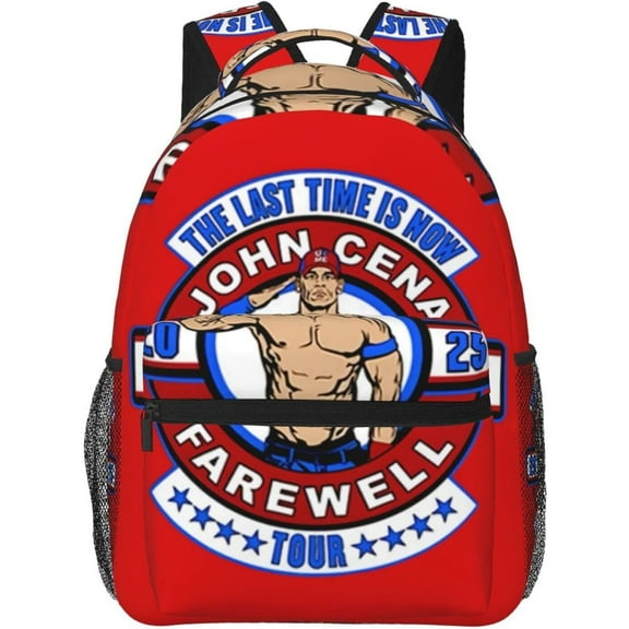 John Boxer Cena Wrestler Backpack Large Capacity Handiness Casual Travel Backpack 11.4X7.8X15.7 inch