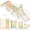 Pink, variant on BlueWood Pikler Triangle Climbing Set 10-in-1 Foldable Wooden Indoor Pink 1 Pack