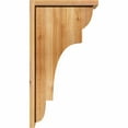 thumbnail image 3 of 8"W x 14"D x 26"H New Brighton Rough Sawn Corbel w/Backplate, Western Red Cedar, 3 of 9