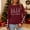 Wine, variant on Christmas Shirts for Women Funny Merry Christmas Graphic T Shirts V Neck Long Sleeve Xmas Tops Blouse