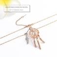 thumbnail image 5 of Dreamcather with Angel Wing Necklace for Cremation Ashes Glass Urn Pendant Memorial Jewelry Keepsake Urn for Ashes Flower Perfume, 5 of 6