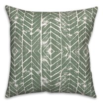 Creative Products Textured Chevron Green 20 x 20 Indoor / Outdoor Pillow