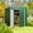 Green-6' x 4' ft, variant on Asofer 6' x 4' Tool Shed, Outdoor Storage Metal Shed with 2 Sliding and Lockable Door, Brown