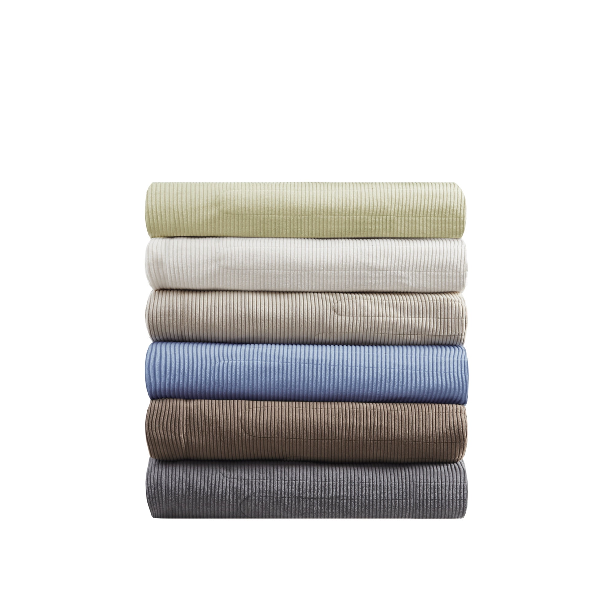 Beautyrest Electric Micro Fleece Heated Solid Blanket, Twin, Gray