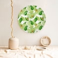 thumbnail image 5 of Salouo Avocado And Tropical Palm Leaves Pattern Bone China Decorative Plate,Holiday Decor Decorative Ceramic Plates with Stand Elegant Home DéCor for Hallway/Living Room/Bedroom-10in, 5 of 6