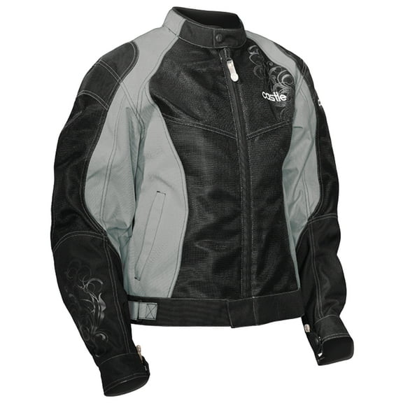 Castle X Women's Desire Motorcycle Jacket - Gray - Large