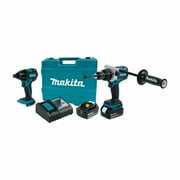 Makita XT257TB 18V LXT Cordless 2-Pc. Combo Driver Kit w. Charger (2) BL1850B