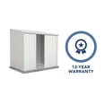 thumbnail image 5 of Absco EZI Slider 7' x 5' Metal Storage Shed - Surfmist, 5 of 12