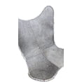 thumbnail image 5 of Carolina Monroe Butterfly Chair in Black Frame in Gray Hair on Hide, 5 of 8