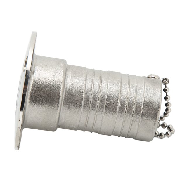 Boat Deck Fill Filler, Easy To Use Stainless Steel Rustproof Marine Boat Deck Filler With Keyless For Boat GAS,DIESEL,WASTE,WATER,FUEL