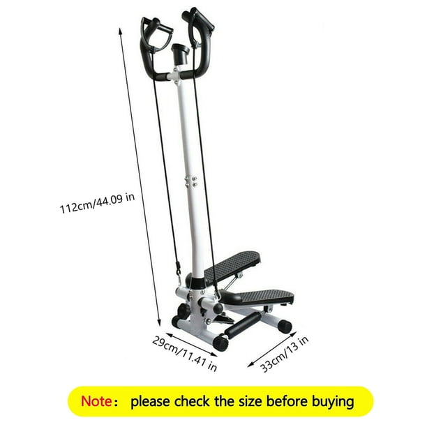Stepper Vertical Pliable Avec Guidon Réglable – Cardio, Montée D’escalier, Musculation Complet – 150kg, Silencieux, écran LCD