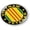 Flexible, variant on Vietnam Veteran 3D Domed CAR Emblem Badge Sticker Flexible Round