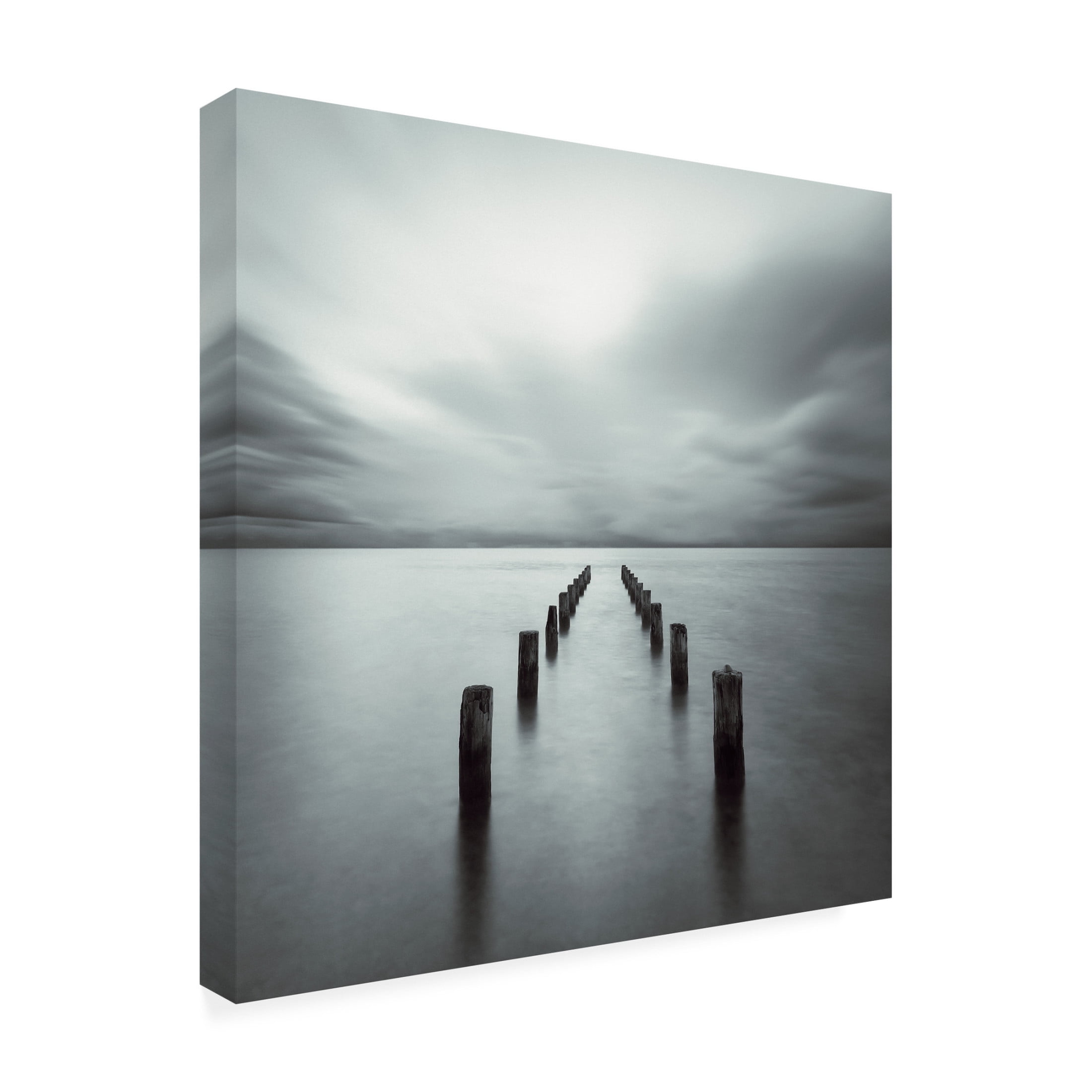 Canvas Wall Art - Alexej Schulz 'Disappeared' Wall Art for Living Room, Bedroom, or Office D?cor by Trademark Fine Art - 14 x 14 Inches