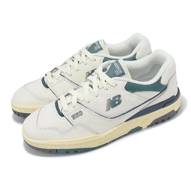 New Balance 550 NB Mini Logo White Green Men Unisex Casual Shoes BB550PTB-D