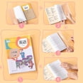 thumbnail image 5 of 10pcs A4 Clear Exercise Book Covers, Transparent Book Cover, Thicken Plastic Reusable And Adjustable Clear Book Covers, 5 of 5