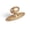 Champagne Bronze - Oval Backplate Style 1-Knob-6, variant on Antique Pewter knob with 1.2'' Dia 6-pack Cabinet Dresser Hardware Knobs
