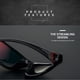 thumbnail image 2 of Gafas de sol polarizadas de visión nocturna Hombres UV400 Gafas de conducción (pierna) Rojo Negro Ndcxsfigh Accesorios para bicicletas, 2 of 5