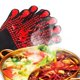 thumbnail image 4 of Guantes para Barbacoa YONGSHENG Aislamiento Térmico Altas Temperaturas Antideslizantes Rojo, 4 of 5