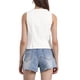 thumbnail image 3 of CHALECOS DE JEAN SIN MANGAS PARA MUJER INSPIRADOS EN CHIC, LAVADOS Y DESGASTADOS, CHAQUETAS DE JEAN CASUAL BLANCAS M, 3 of 6