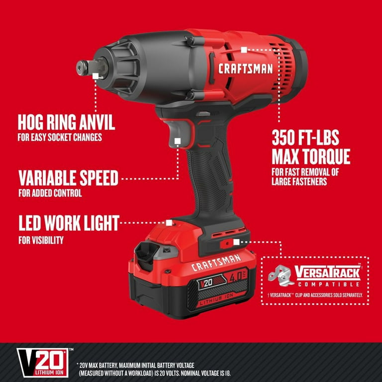 Craftsman impact wrench kit sale