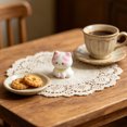 thumbnail image 4 of KGJQ 2Pcs Cat Figurines Resin Flocking Mini Cute Cat Decor for Car Dashboard Office Desk Bedroom Kitchen Countertop Accessories, 4 of 8