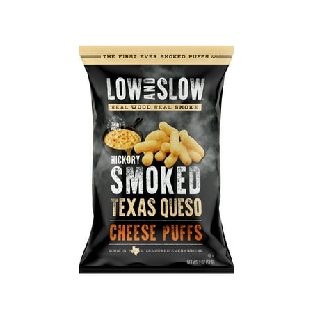 Low and Slow Hickory Smoked Texas Queso Cheese Puffs - 2oz