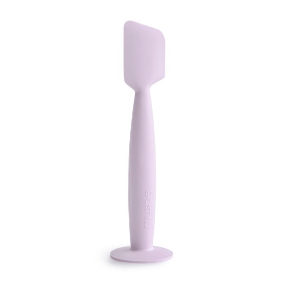 Aplicador de Crema para Pañales mushie de Silicona Suave con Base de Succión