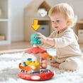 thumbnail image 5 of Press Carousel Toy,Baby Hand Eye Coordination Toy,Early Education Puzzle,Rotating Music Toy,Interactive Press Toy,Kids Learning Toy,Fine Motor Skill Toy,Soft Colorful Toy,Educational Play Toy, 5 of 6
