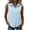 Sky Blue, variant on HappyYEE Women’s Sleeveless Shirt Summer Lapel Neck Button Tank Top Regular Fits Casual Business Work Tanks ,White,M