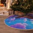 thumbnail image 5 of Xecao Capybara Bathtub Fun Pattern Christmas Tree Skirt Round Xmas Tree Mat Base Cover for Holiday Home Decorations-30", 5 of 6
