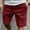 Red, variant on Vetsdori Elastic Waist Shorts for Men Cargo Summer Pull-On Cotton Linen,Pockets Casual Ropa Athletic Mens Shorts Relaxed Fit