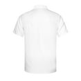 thumbnail image 2 of Manyakai Unisex Professional Chef Jacket Short Sleeve Classic Cooking Coat Restaurant Kitchen Uniform #01White L, 2 of 7