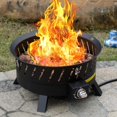 thumbnail image 6 of 22 inch Portable  Fire Pits, Gas Fire Pit Bowl for Outside with Lid & Handle,  Gas Firebowl, Firepit for Camping, Patio, Yard, Garden, 6 of 6