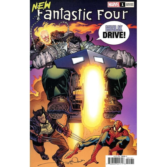 New Fantastic Four #1B VF ; Marvel Comic Book