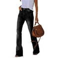 thumbnail image 2 of All Match Women Casual Jeans Female Straight Long Denim Pants, 2 of 5
