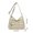 🔥 White_Hot#2471, variant on Soft Washed Faux Leather Shoulder Bag | Multi-Zip Large Capacity Handbag | Lightweight Spacious Crossbody Purse | Adjustable Wide Strap | 25x20x11cm | Black Brown White