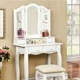 thumbnail image 2 of JANELLE Transitional Vanity, White, 2 of 2