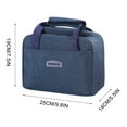 thumbnail image 3 of Vikakiooze 2023 Home Storage and Organization Oxford Cloth Lunch Bag Outdoor Picnic Bag Portable Lunch Bag Bento Bag Large Heat Preservation Bag Ice Bag, 3 of 6