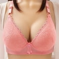 thumbnail image 4 of Tbopshirt Wireless Bras for Women Plus Size,Stretch Push-Up Womens Bras Lace Underwire Bras,Traceless Comfortable No Steel Ring Breathable Gathering Bra Underwear, 4 of 6