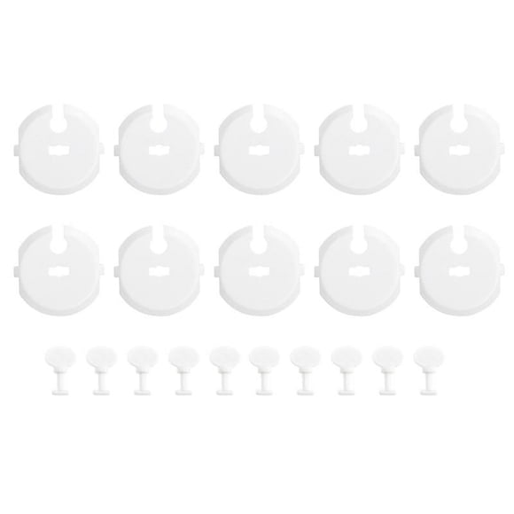 20 cubiertas para enchufes eléctricos.
