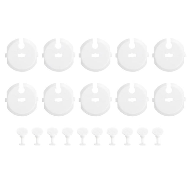 20 cubiertas para enchufes eléctricos.