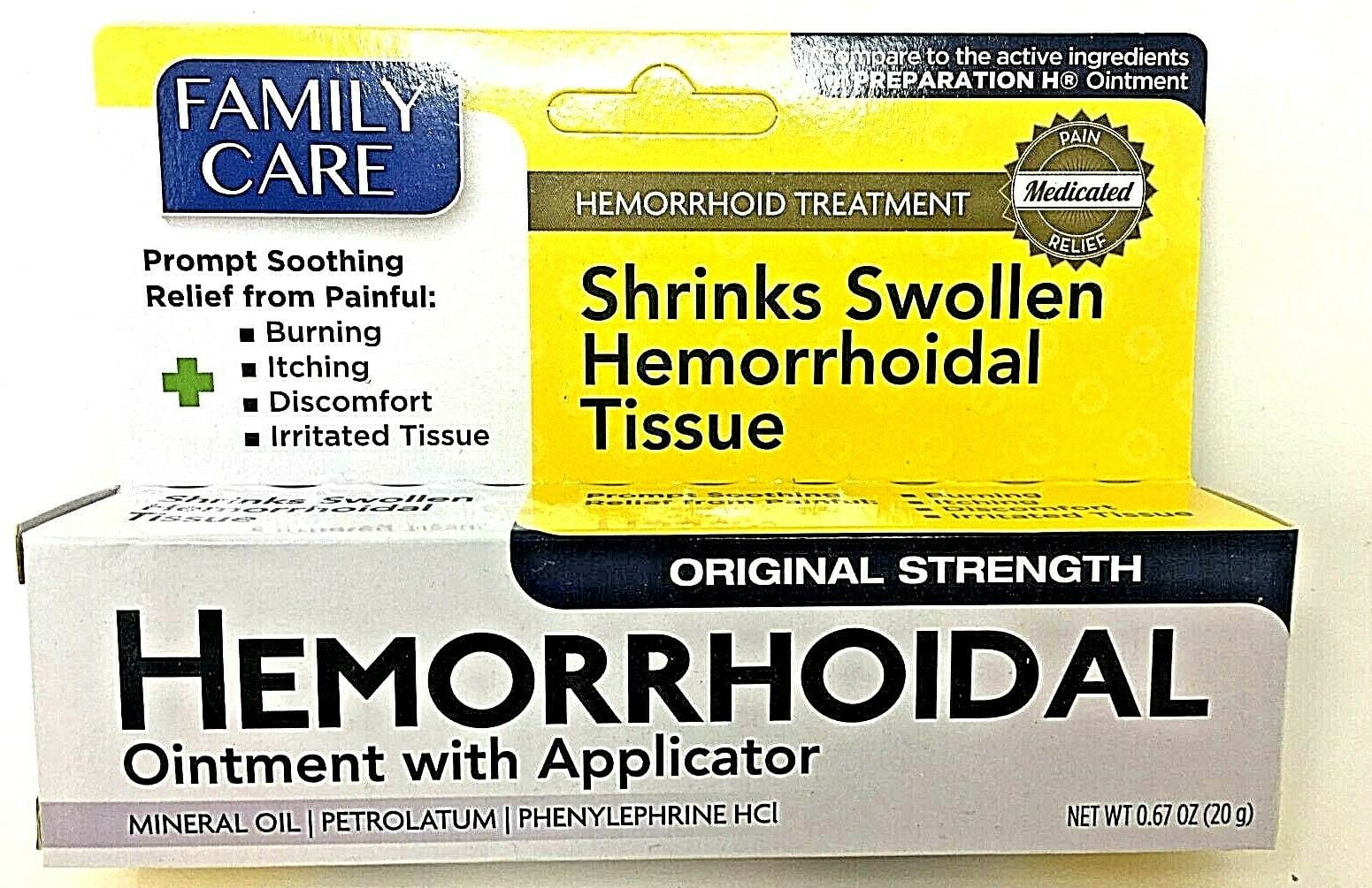 Family Care Anesthetic Hemorrhoid Ointment with Applicator 0.67 oz