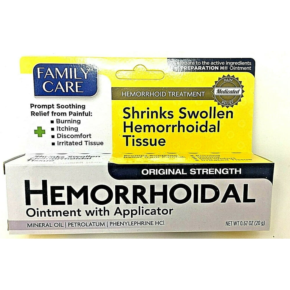 Family Care Anesthetic Hemorrhoid Ointment with Applicator 0.67 oz
