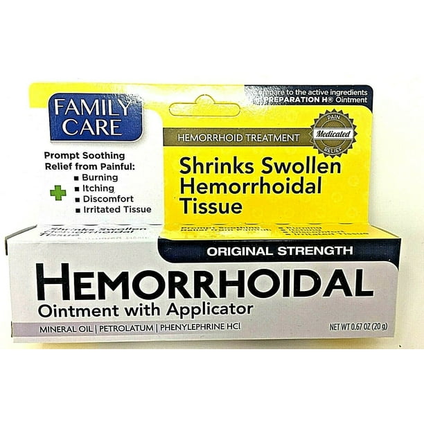 Family Care Anesthetic Hemorrhoid Ointment with Applicator 0.67 oz