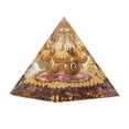 thumbnail image 1 of Pyramid, Soothing Pyramid Decoration Decorative Hand Crafted Balance Energy 2.0in  for Desk for Car, 1 of 8