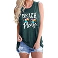 thumbnail image 3 of YI XIANG RAN Summer Beach Tanks for Women Sunglasses Beach Tank Tops Sleeveless Hawaiian Vacation Shirts, 3 of 6
