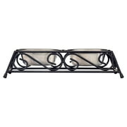 Gofetch Stainless Steel Pet Food Bowl with Double Diner in Black and Silver