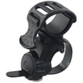 thumbnail image 2 of 360 Degree Rotation Bicycle Handlebar Flashlight Mount Bracket For Bike Lights Black Plastic Quick Release Fits 32Mm Handlebar 40Mm Flashlight, 2 of 10