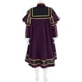 thumbnail image 4 of Men's Medieval Court Lord Cloth Renaissance Robe Coat Pants Hat Outfit, 4 of 8